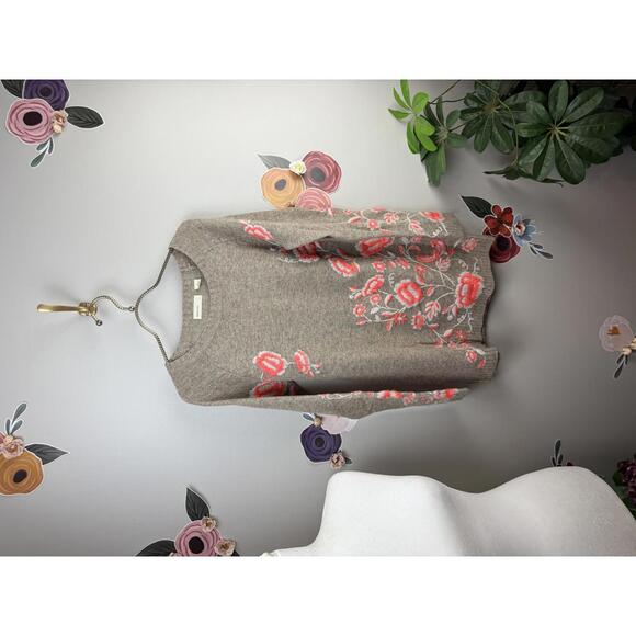 Sleeping On Snow by Anthropologie Embroidered Pullover - Size - Small - Picture 1 of 5
